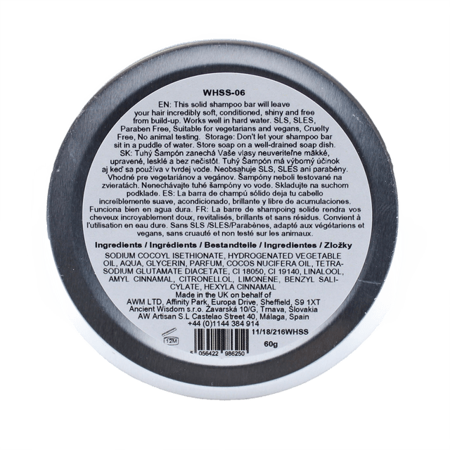 Papaya Wild Hair Solid Shampoo Bar 60g
