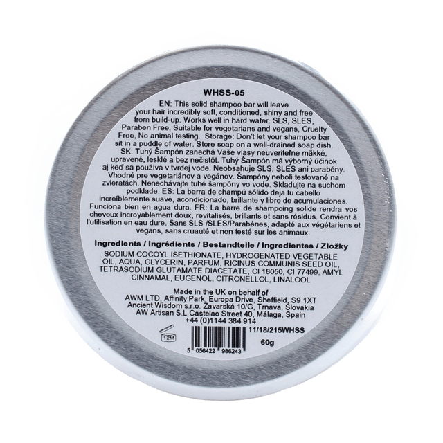 Cherry Bonbon Wild Hair Solid Shampoo Bar 60g